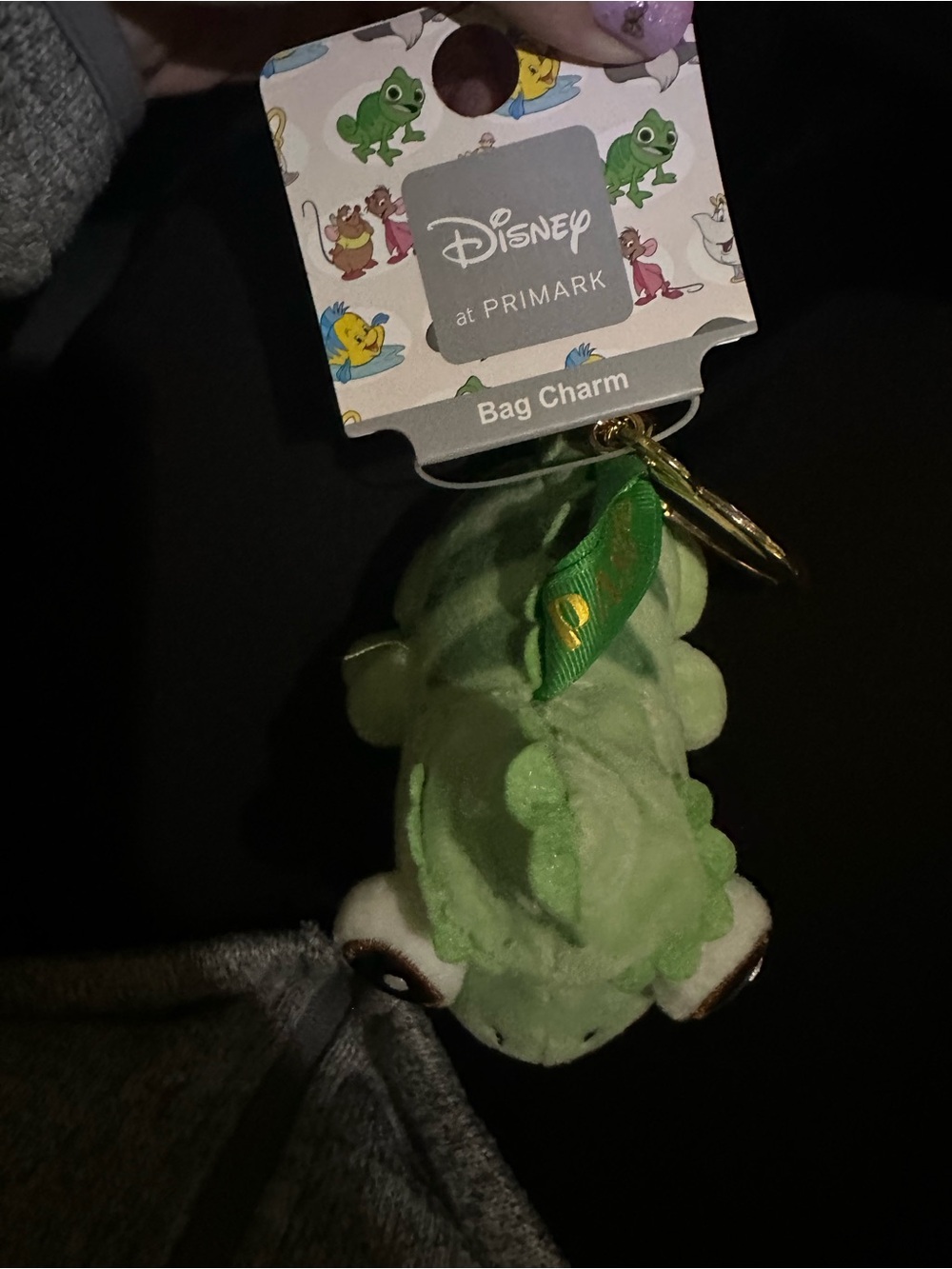 Disney Rapunzel Pascal Plush Bag Charm Keychain Tangled *Primark*-NEW - Picture 6 of 8